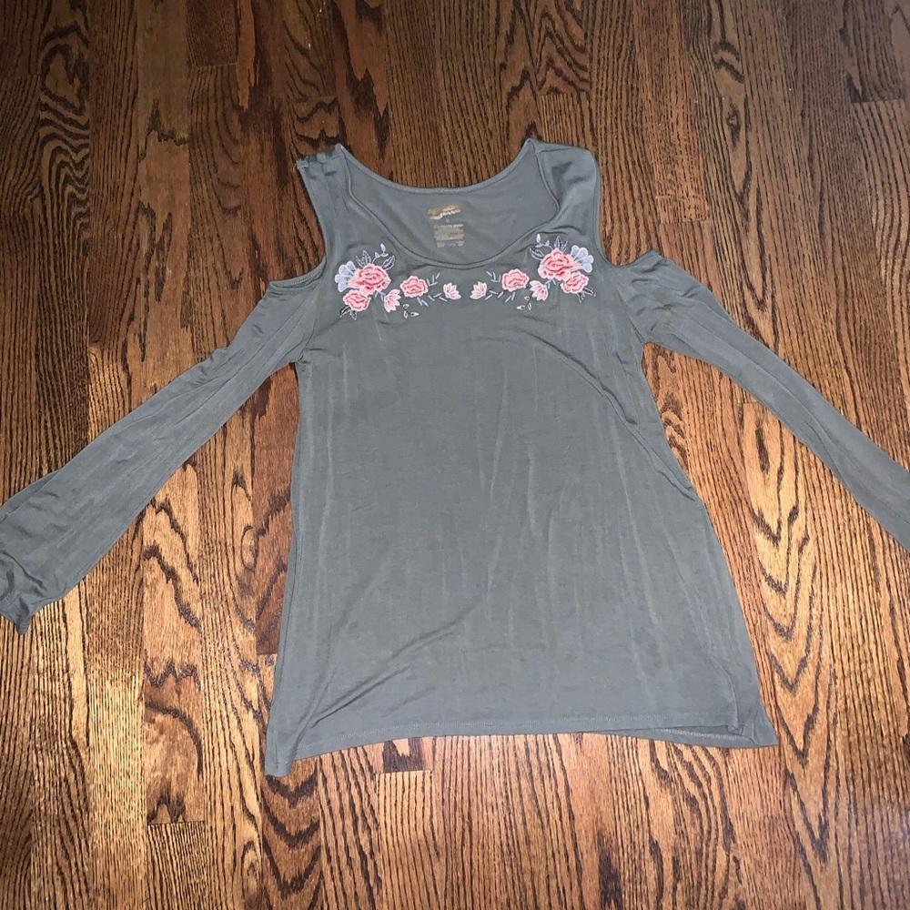 Army grey long sleeve shirt